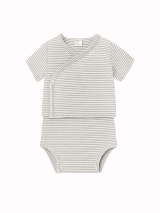 Conjunto Manga Corta Rayas