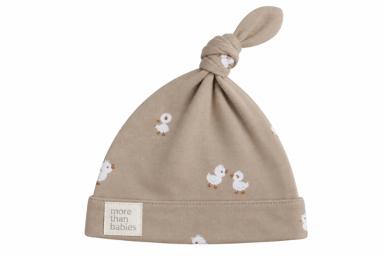 Gorrito estampado pollito